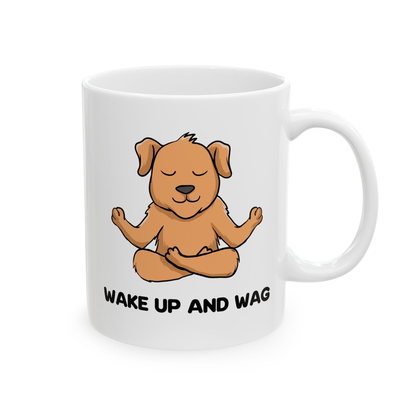 Wake Up And Wag Mug