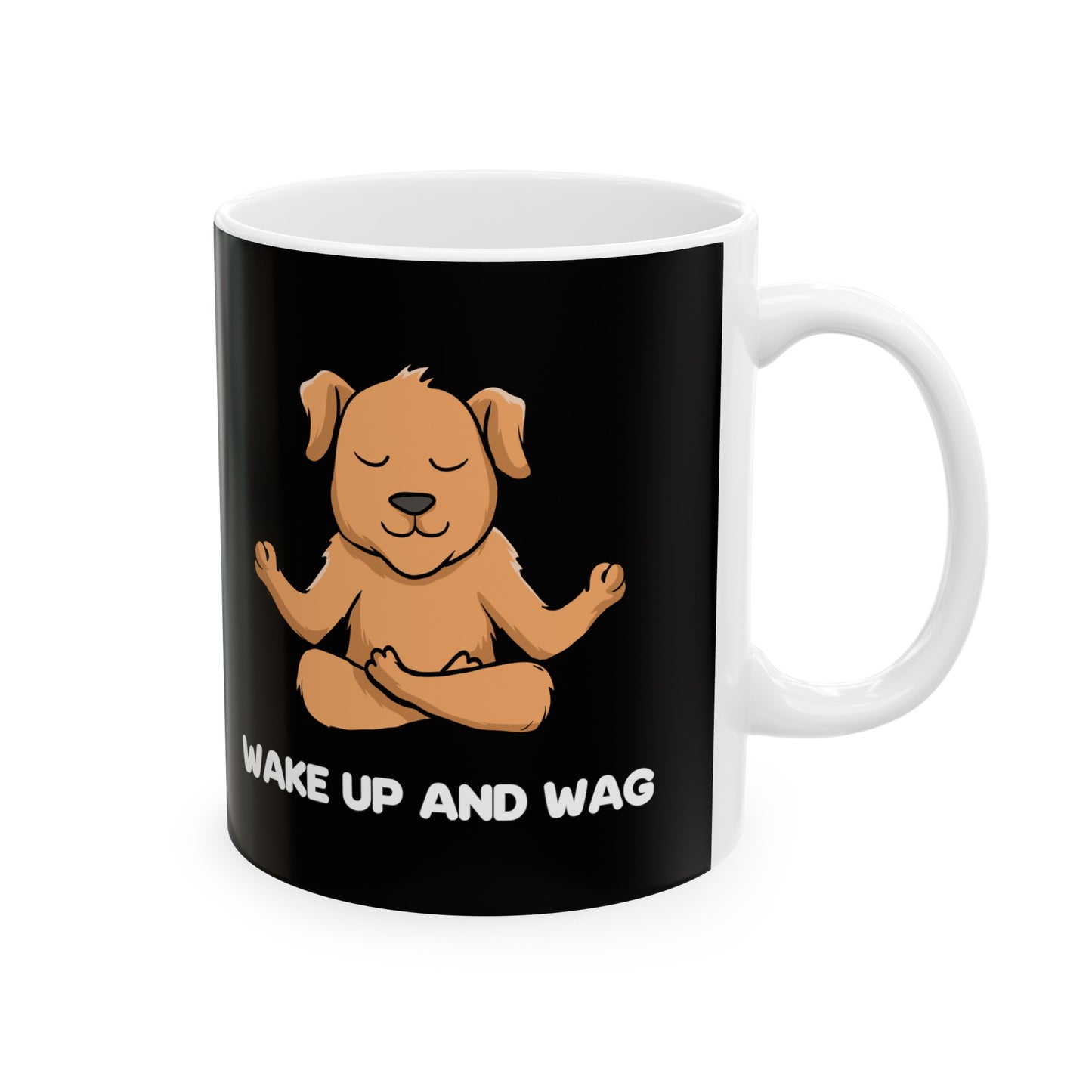 Wake Up And Wag Mug